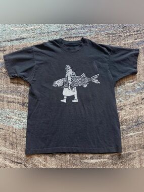 Black Fish Graphic T-Shirt